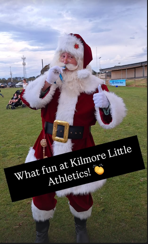 Santa at Kilmore Little Athletics